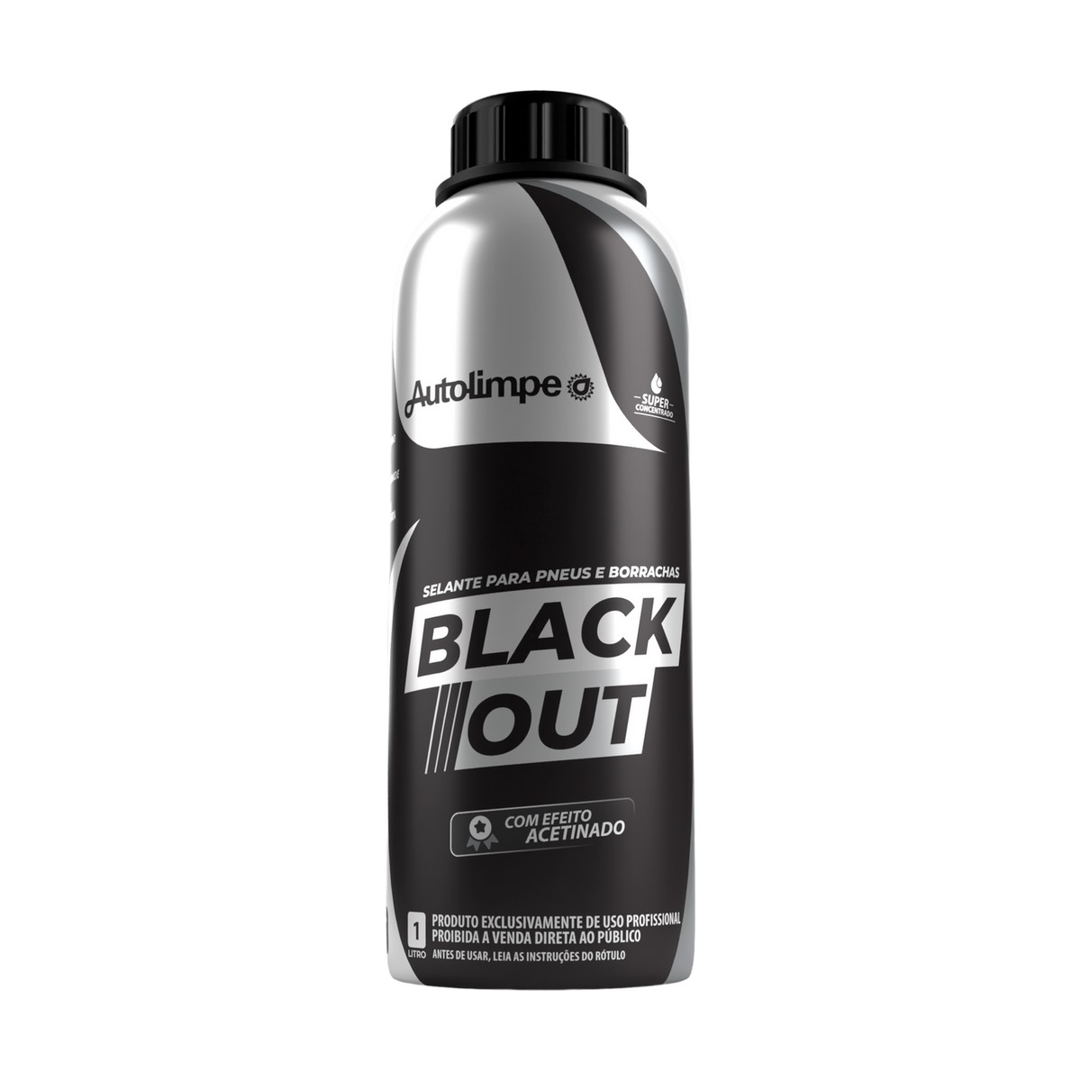 BLACKOUT — SELANTE PARA PNEUS E BORRACHAS — 1 LITRO — produto Autolimpe distribuído pela AgroDetail