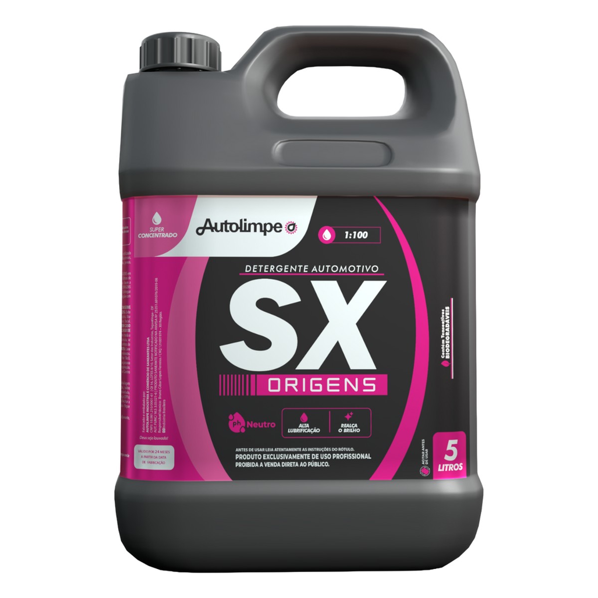 SX ORIGENS 1/100 — DETERGENTE AUTOMOTIVO — Autolimpe