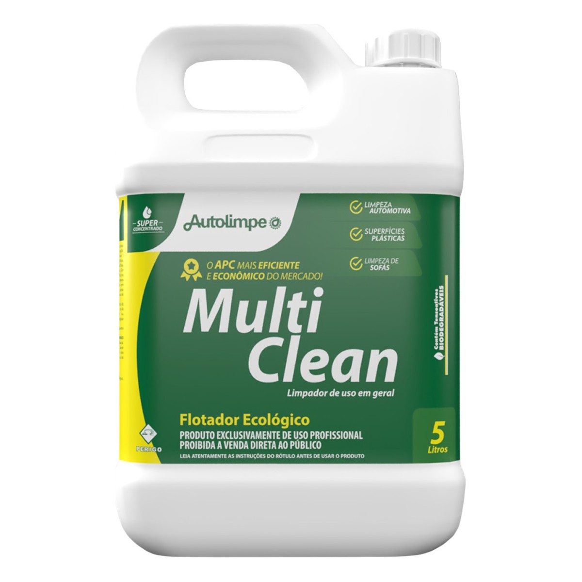 MULTICLEAN — FLOTADOR ECOLÓGICO — 5 LITROS — Autolimpe
