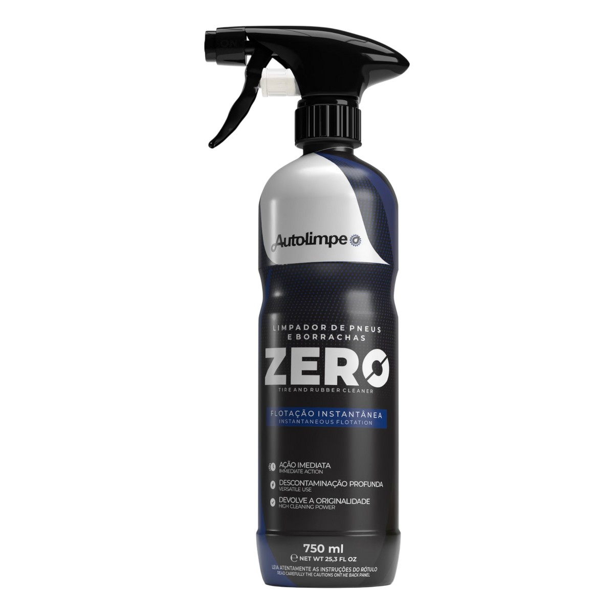 ZERO — LIMPADOR DE PNEUS E BORRACHAS — produto Autolimpe distribuído pela AgroDetail