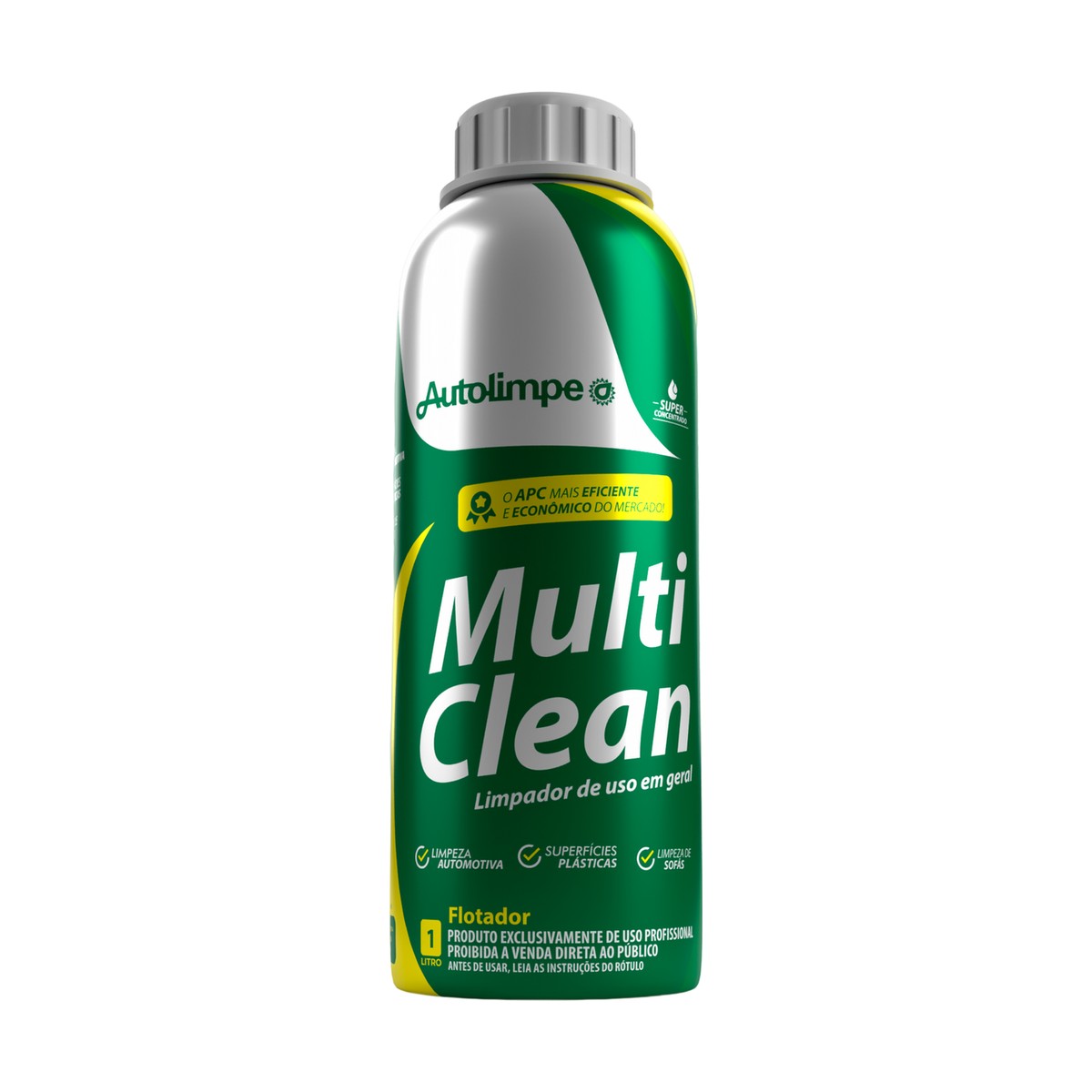 MULTICLEAN — FLOTADOR ECOLÓGICO — 1 LITRO — produto Autolimpe distribuído pela AgroDetail