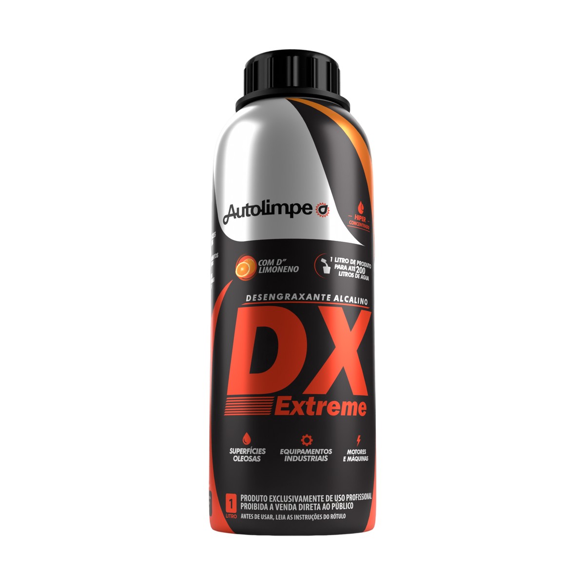DX EXTREME 1/200 — DESENGRAXANTE ALCALINO — 1 LITRO — produto Autolimpe distribuído pela AgroDetail