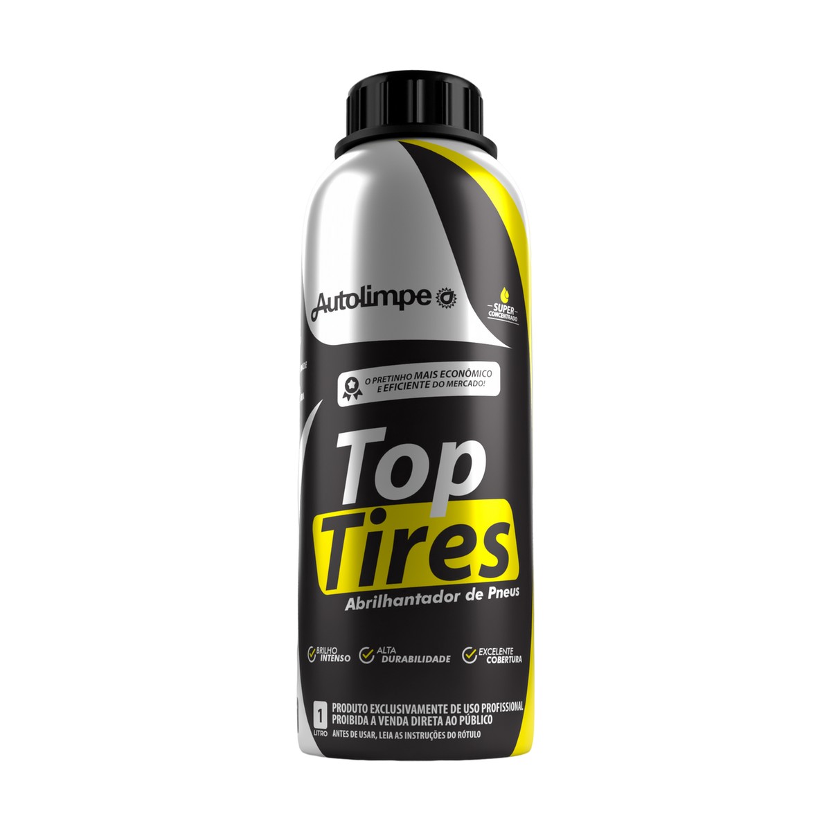 TOP TIRES — LIMPA PNEUS — 1 LITRO — produto Autolimpe distribuído pela AgroDetail
