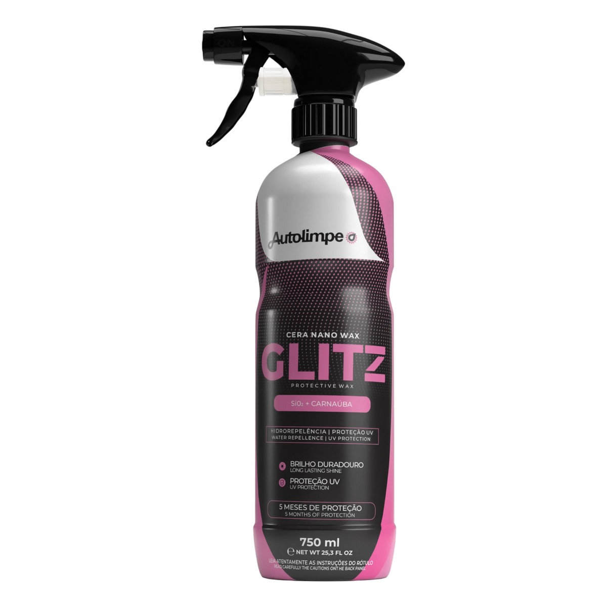 GLITZ — CERA NANO WAX — produto Autolimpe distribuído pela AgroDetail