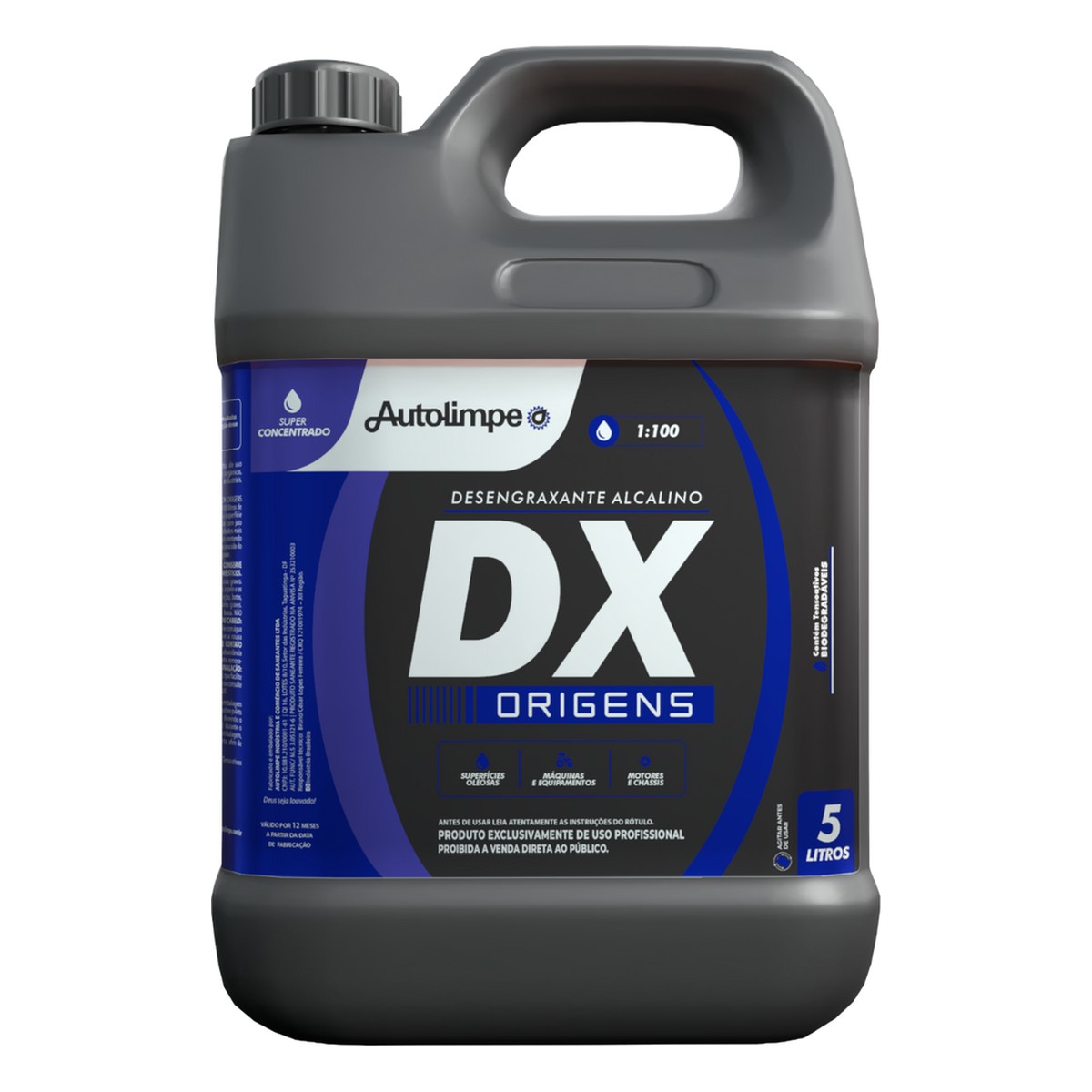 DX ORIGENS 1/100 — DESENGRAXANTE ALCALINO — Autolimpe