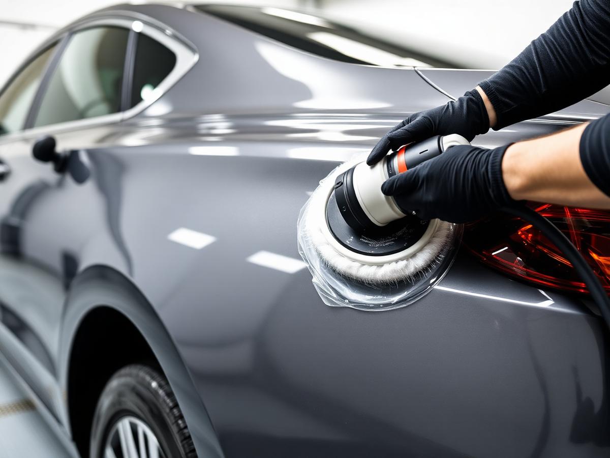Aplicação profissional em Estética Automotiva e Detalhamento